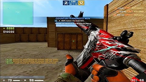 Standoff 2 M4 Samurai Skin + Training Outside Map in CounterStrike Source Offensive by SDK Fenix