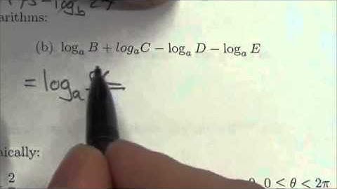 Math 30-1 Logarithms Review #6b