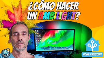 🌈Cómo Hacer AMBILIGHT CASERO y BARATO con WLED-Hyperion + SMLIGHT SLWF-03 | DIY Fácil, y además HA