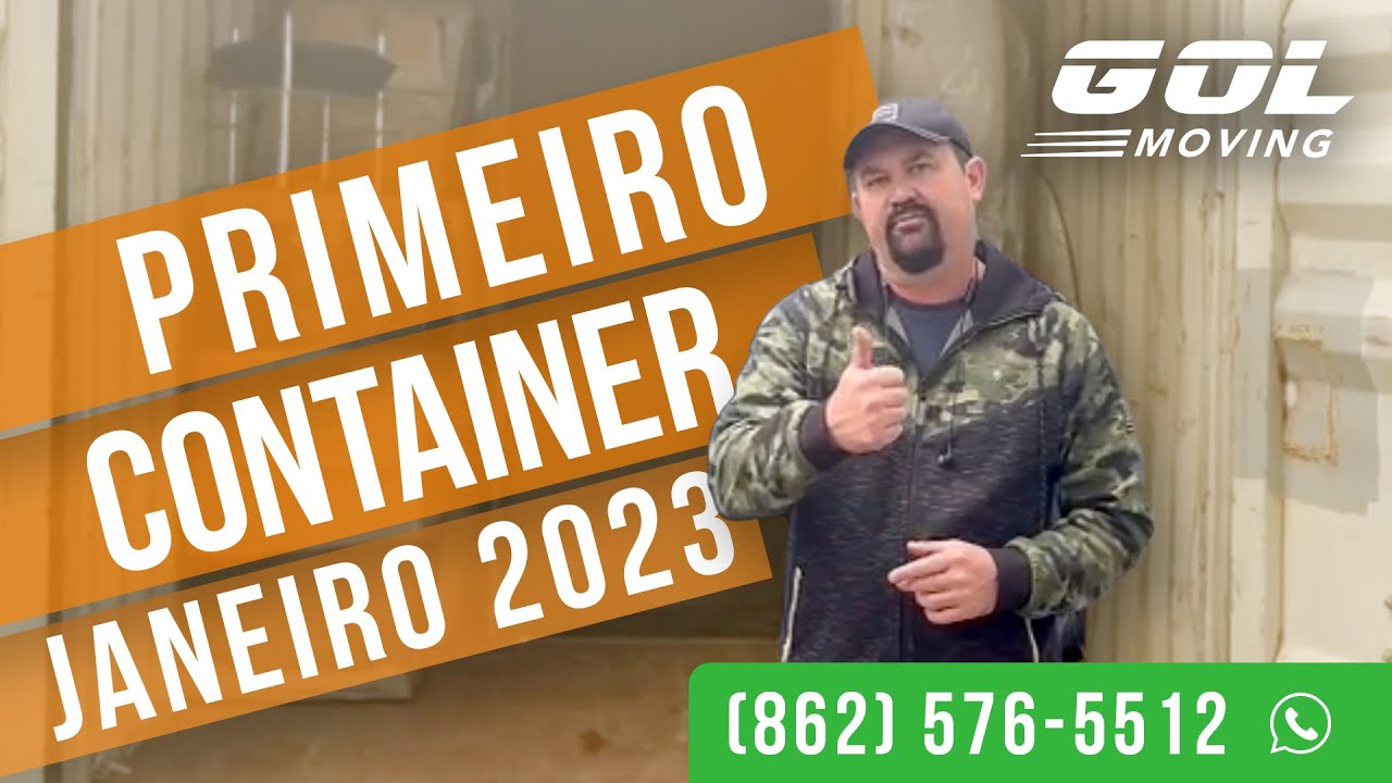Primeiro Container de Janeiro de 2023! Veja agora - YouTube