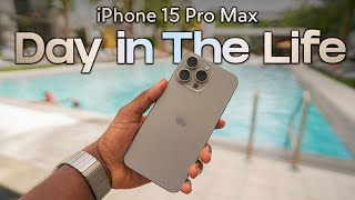 Day In The Life with iPhone 15 Pro Max: One Month Later ✈