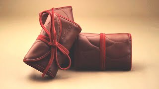 Handcrafted Plant-Based Leather Jewelry Travel & Storage Roll | Diamondère screenshot 5