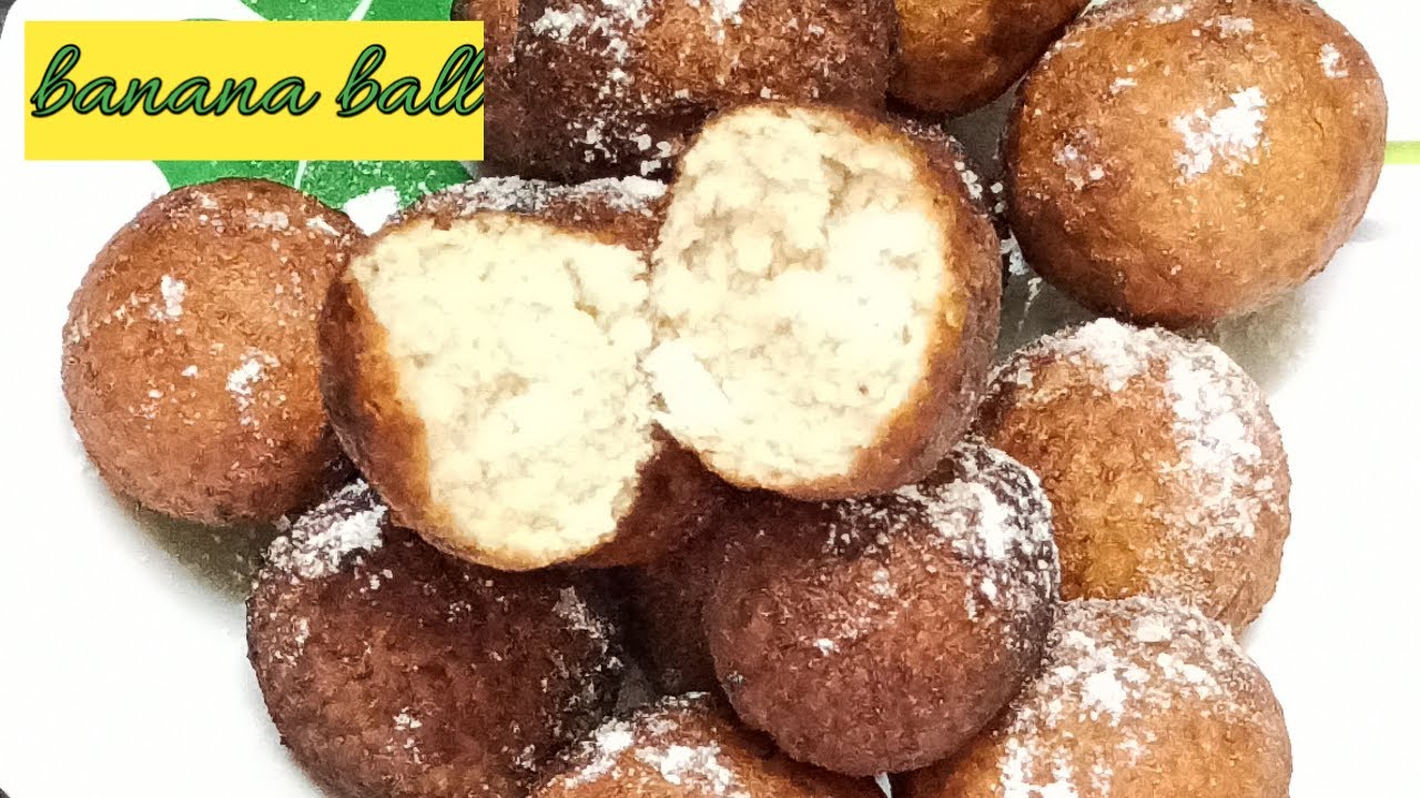 Banana ball recipe kids snacks recipe evening snacks recipe YouTube