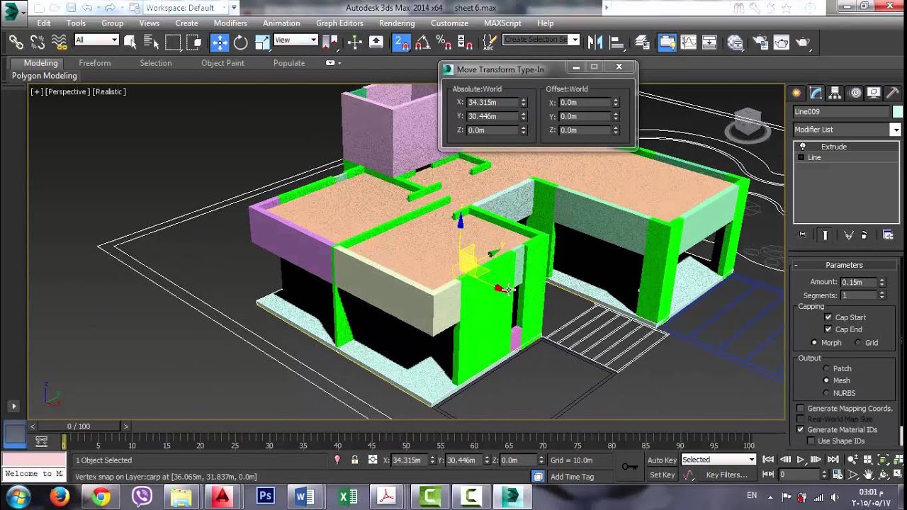  3ds  max  tutorial architectural modeling  4 3 YouTube