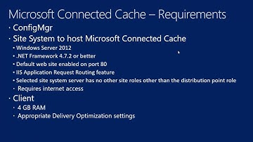 ConfigMgr Current Branch   Caching!  Understanding the Options   Pari V   Delivery Optimization   MC