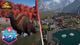 Building JURASSIC WORLD SWITZERLAND | Jurassic World Evolution 2 park build
