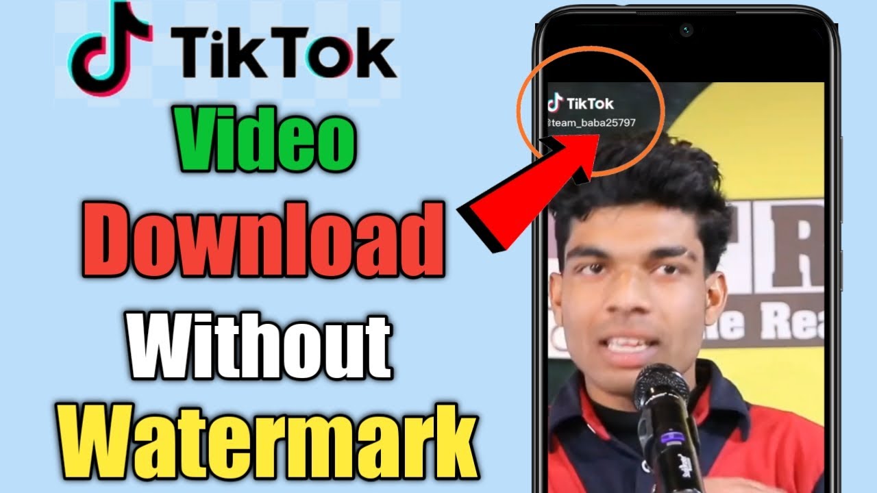 remove watermark from tik tok