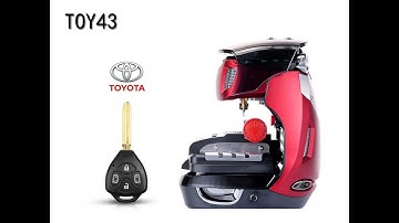 Cut by bitting TOY43  2M2 MagicTank automatic key cutting machine