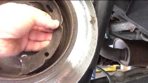 Parking Brake Or Emergency Brake Shoe Problems