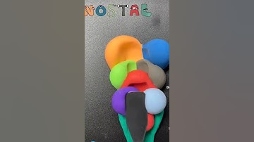 Guess the mixed color of Nostalgia #nostalgia #satisfying #colormixing #sharkzhan2 #shorts