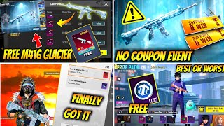 BGMI FREE M416 GLACIER COUPON NOT RECIVED | BGMI CYCLE REWARD PROBLEM | FREE LUCKY COIN TRICK screenshot 3