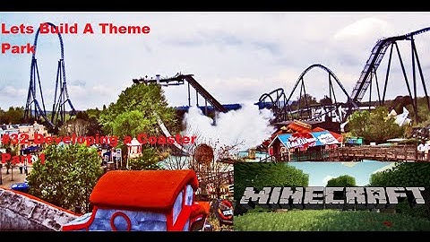 Minecraft Lets Build A Theme Park #32 Developing A Coaster Part 1