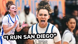 Jada Williams Quiets Trash Talkers With Buckets!! | In La Jolla Country Day SemiFinal Playoff Game!