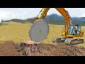 Dangerous Fastest Stump Destroy Machines in Action - Biggest Wood Shredder Stump Removal Equipment