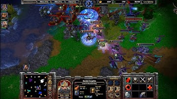 1 (Human) vs 3 Insane Computers (All Night Elves) | Warcraft 3 Reforged