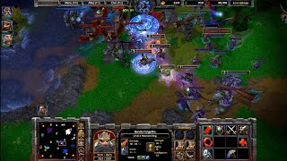 1 Human Vs 3 Insane Computers All Night Elves Warcraft 3 Reforged