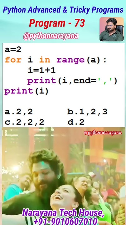 Python Advanced & Tricky Program - 73 - YouTube