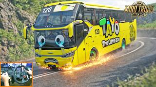 Lani The Little Bus Almost Crashes! 😱 | Telolet Basuri Mahlul Qiyam X Ramadhan screenshot 5