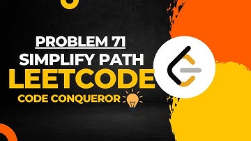 LeetCode Problem 71 - Simplify Path Solution C++ | Leet Code Daily Problem
