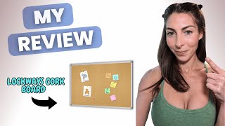 Honest Review Lockways Cork Board Bulletin Board 36 x 24
