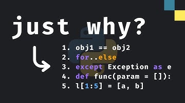 5 Unintuitive Python Features