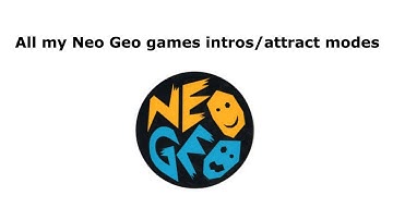 The attract mode of my Neo Geo games