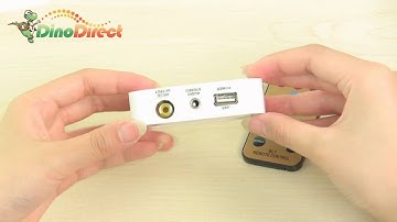 Universal Dock AV Adapter for iPod iPhone with Remote - dinodirect