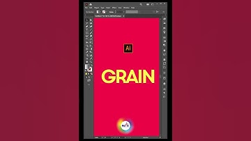 Illustrator Tutorial Tips and Tricks: How to add NOISE (GRAIN) TEXTURE without any brushes