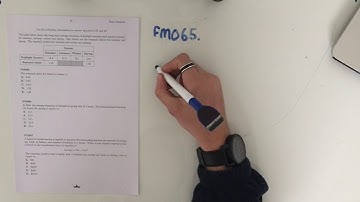 FM065 Further Maths Fortify Study Guide - "Solving for the Seasonal Index"