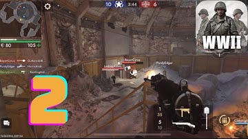 World War Heroes : WW2 FPS - Walkthrough Gameplay part 2 ( iOS & android) #warzone #gaming #trending