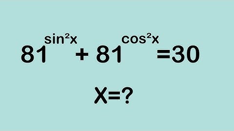 Find X in Ten seconds l Let