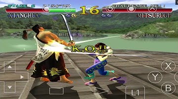 Libretro Cores Quick Look - Flycast with HLE BIOS - Samsung Galaxy S10+ - Soul Calibur