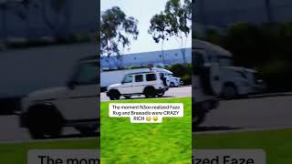 The moment N3on realized Faze Rug and Brawadis were CRAZY RICH 😳 🤑 Net Worth