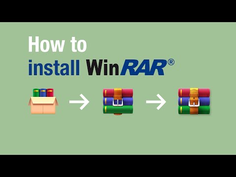 How to install WinRAR on Windows 10 - WinRAR Video