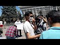 В Бишкеке прошла акция протеста против законопроекта о манипулировании информацией