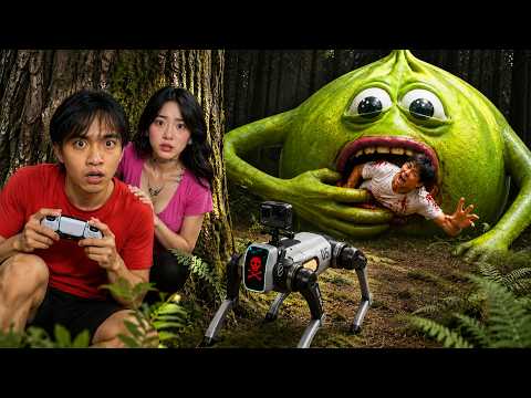 Chó Robot Quay Được Bánh Bao Ếch Xanh Ăn Thịt Có Thật
