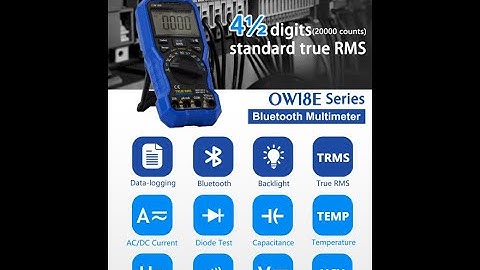 OWON OW18E Handheld  BlueTooth Multimeter Introduction