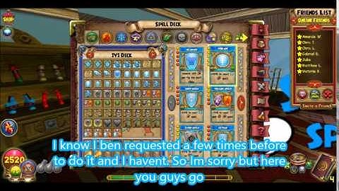 Wizard101 Level 50 Warlord Ice 1v1 Deck Set up