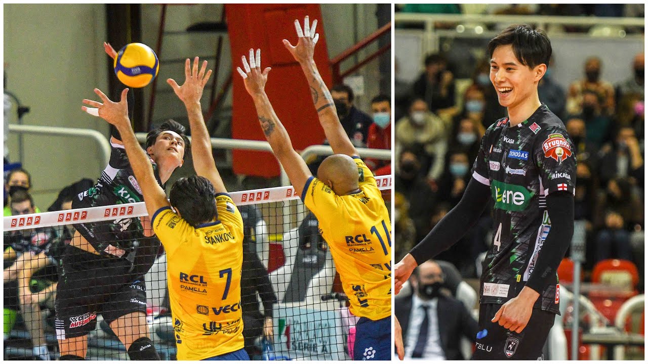Ran Takahashi Debut in Italian Volleyball League !!! YouTube