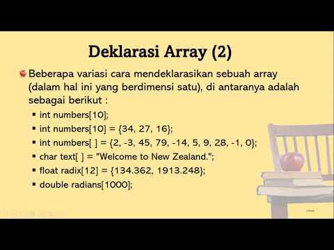 DASAR PEMROGRAMAN C++ : ARRAY (part 1) - YouTube