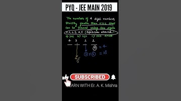 #Math | PYQ | One minute solution | Permutations and Combinations | #shorts #pyq #jeemain #class11