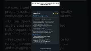 GitHub Trending Repositories: 3b1b/manim π¬π§ GitHub Trending Repositories: 3b1b/manim π¬π§