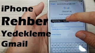 iPhone Rehber ve Fotoğraf Yedekleme Gmail Hesabına screenshot 5