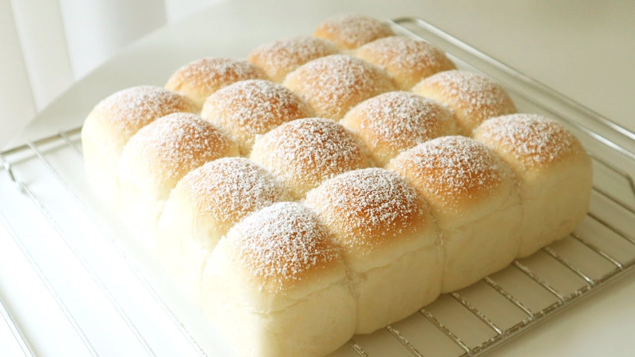 밀크브레드 만들기 Soft milk dinner roll YouTube