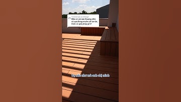 Thi công gỗ nhựa ngoài trời cho sân thượng cũ