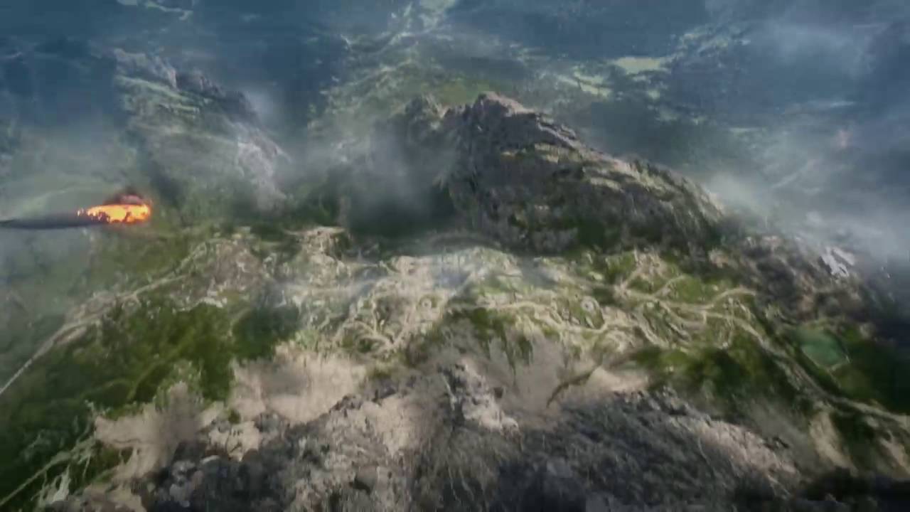 Battlefield™ 1 Zeppelin crash - YouTube