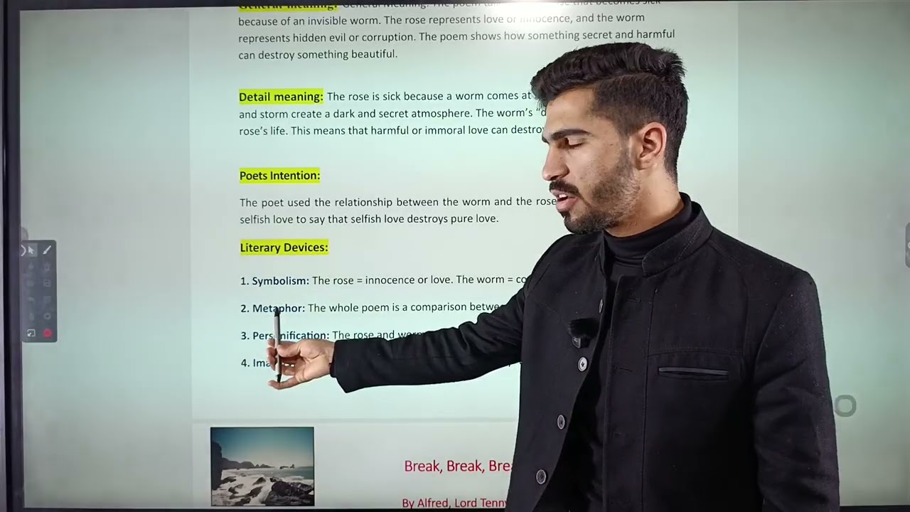 شیکردنەوەی شیعرەکانی ئەدەب 