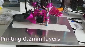 Go-Make junior hackable 3D printer, auto level and printing.