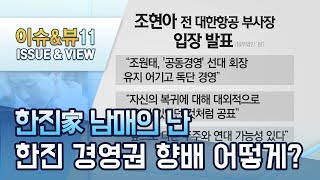 [뉴스후]임원인사가 '남매의 난' 촉발했다…한진 경영권 향배 어떻게? / 머니투데이방송 (뉴스) screenshot 5