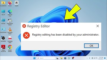 Registry Editing Has been Disabled by your Administrator in Windows 11/10 - FIXED!